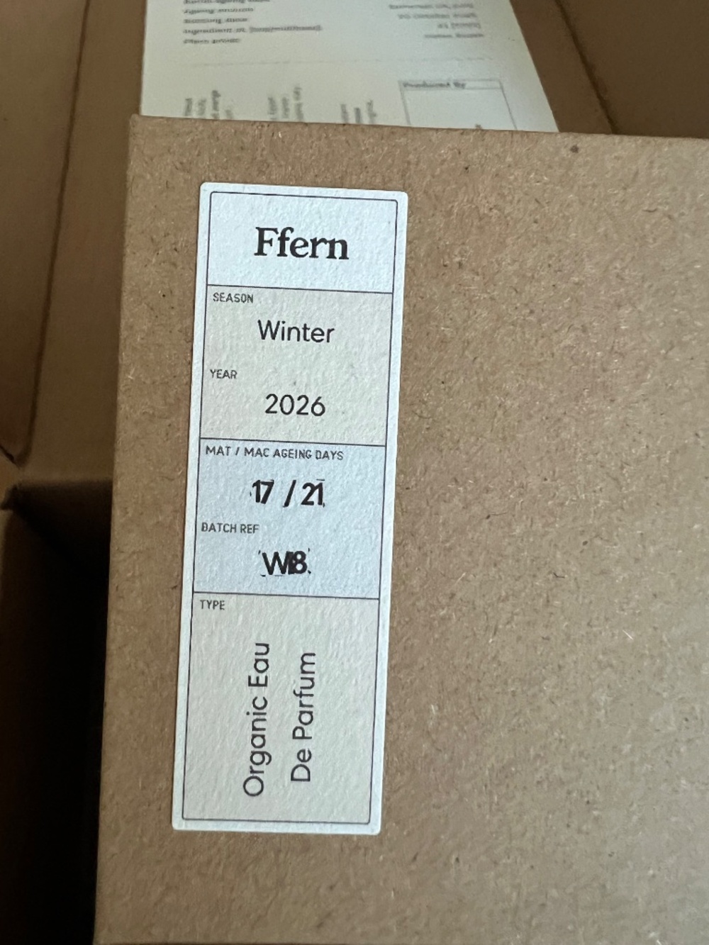Unopened Ffern Winter 26 - Picture 6 of 8